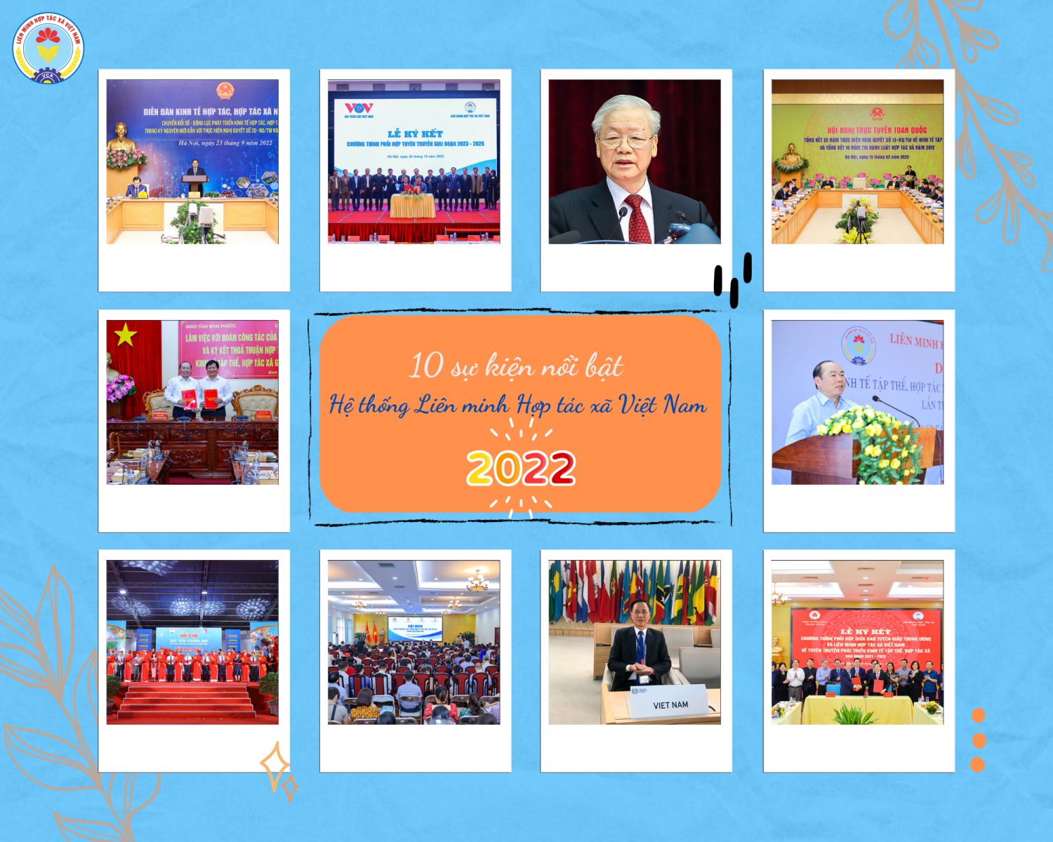 10 sự kiện nổi bật năm 2022 Hệ thống Liên minh Hợp tác xã Việt Nam