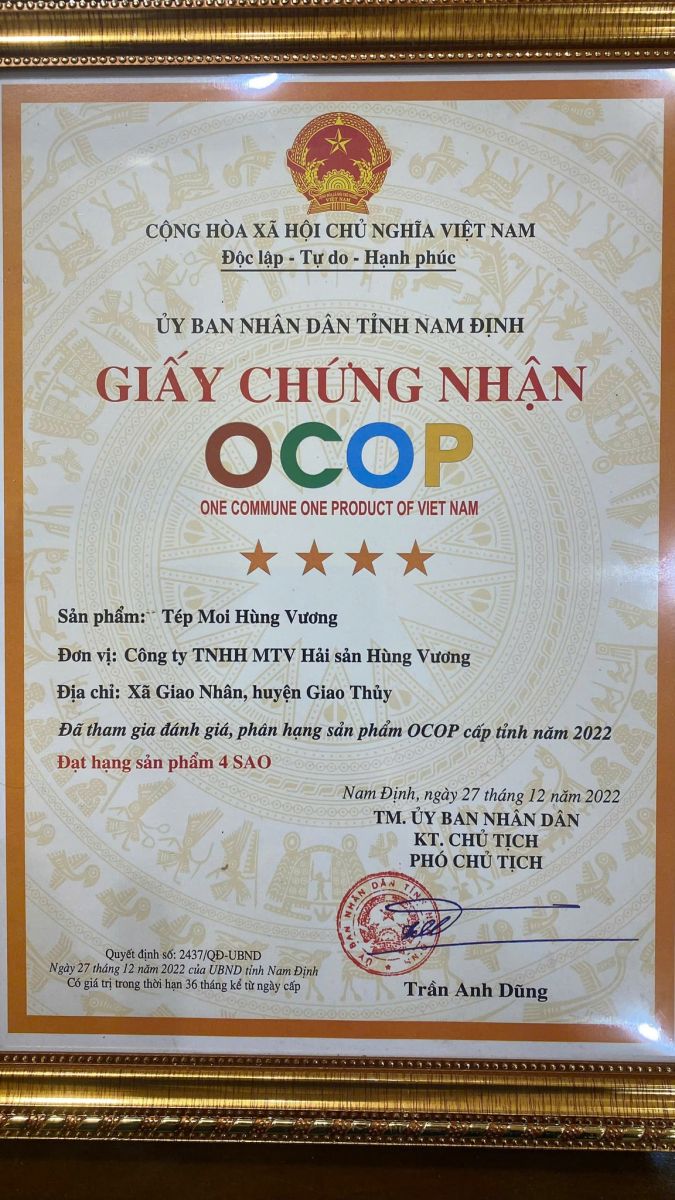 HẢI SẢN HÙNG VƯƠNG – TỪ BẾN CẢNG GIAO HẢI ĐẾN CHUỖI GIÁ TRỊ HẢI SẢN BỀN VỮNG