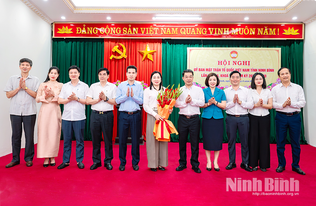 Kiện toàn chức danh Chủ tịch Ủy ban MTTQ Việt Nam tỉnh Ninh Bình khóa I, nhiệm kỳ 2025-2030
