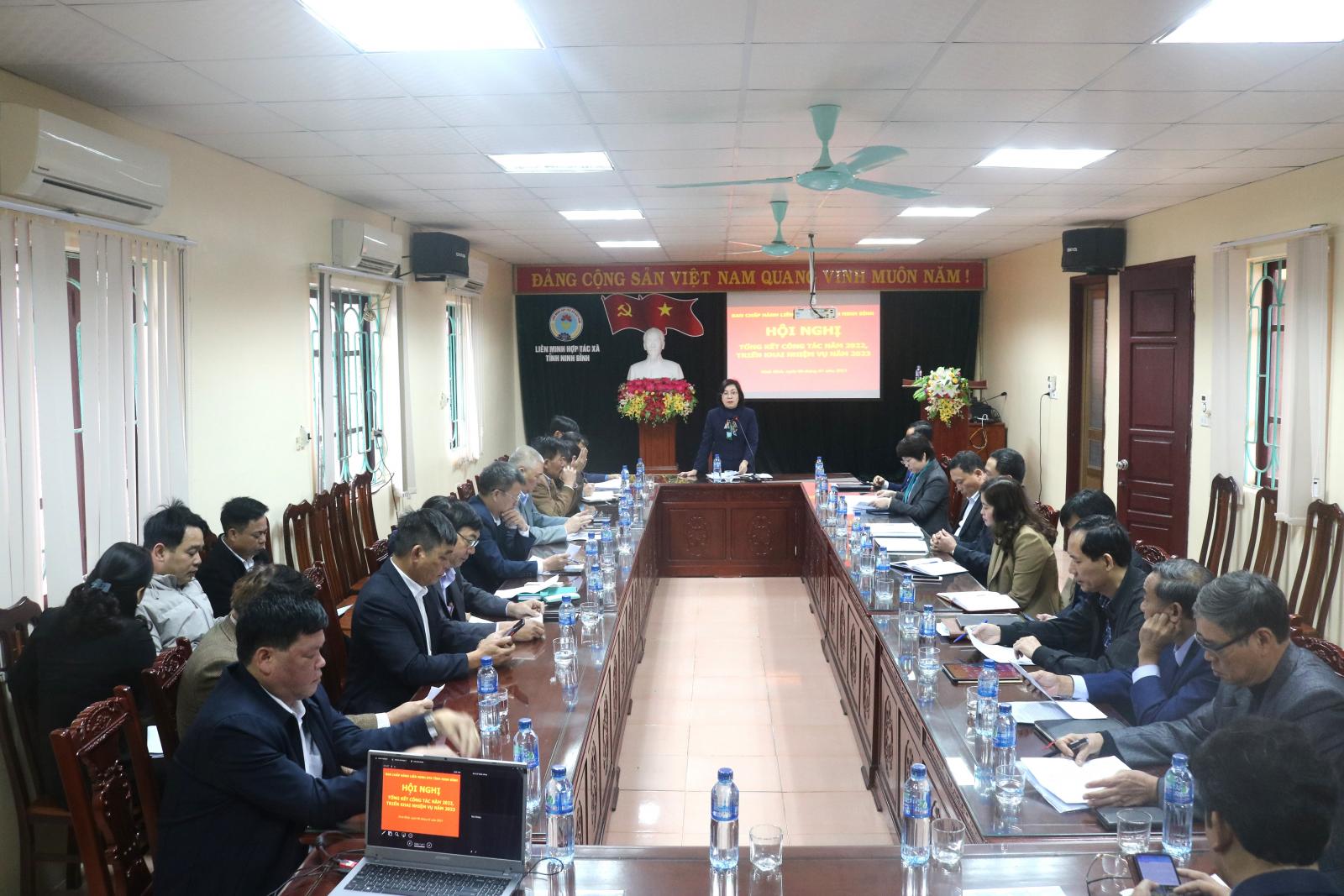Ban chấp hành Liên minh HTX tỉnh Ninh Bình tổng kết hoạt động năm 2022