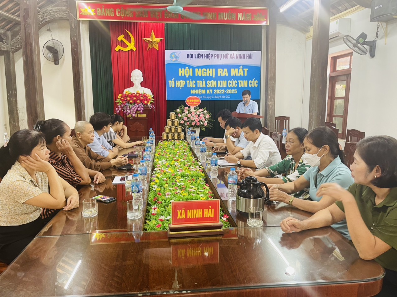 Hội nghị ra mẳt tổ hợp tác trà Sơn Kim Cúc Tam Cốc