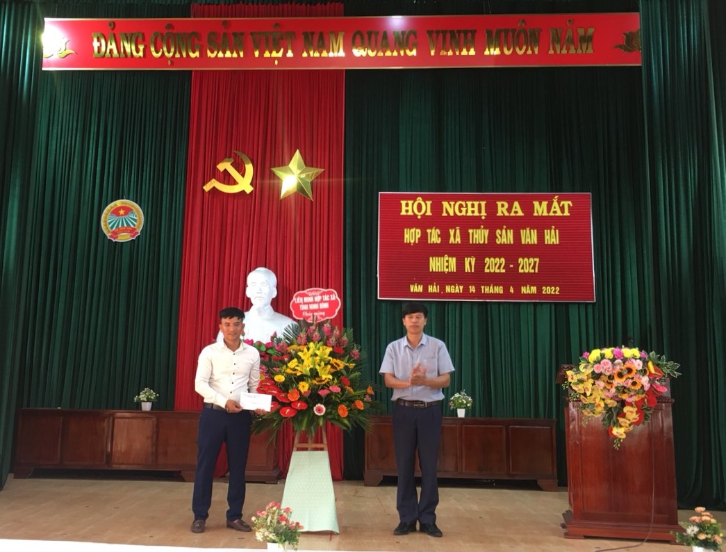 Hội nghị ra mắt Hợp tác xã thủy sản Văn Hải